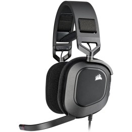 AURICULARES + MICROFONO CORSAIR HS80 USB GAMING HEADSET RGB 7.1 BLACK