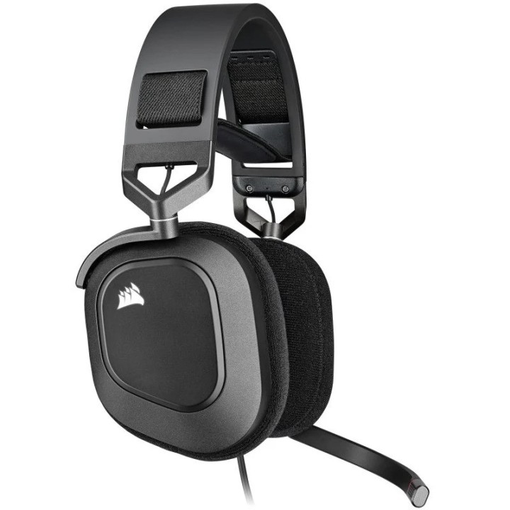 AURICULARES + MICROFONO CORSAIR HS80 USB GAMING HEADSET RGB 7.1 BLACK