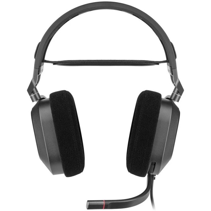 AURICULARES + MICROFONO CORSAIR HS80 USB GAMING HEADSET RGB 7.1 BLACK