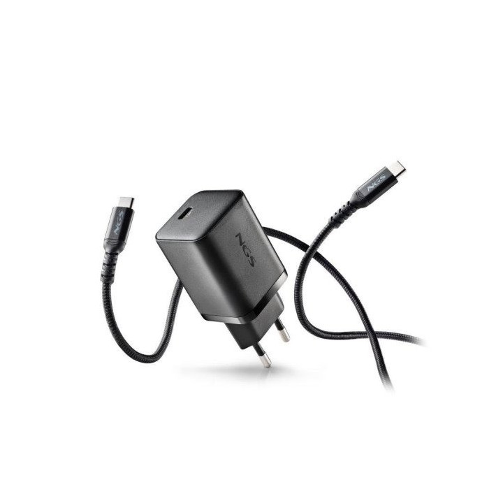 CARGADOR DE PORTATIL ASUS NGS BUD GAN USB-C 65W 8 CONECTORES + CABLE 1.5M USB-C BLACK