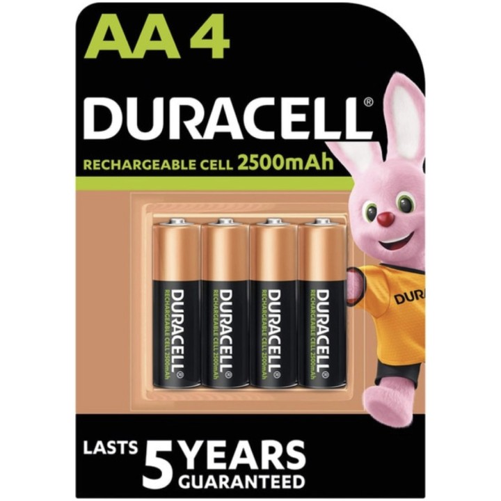 Duracell R-6 Pila Recargable 2500 MH (DUR-REC012)