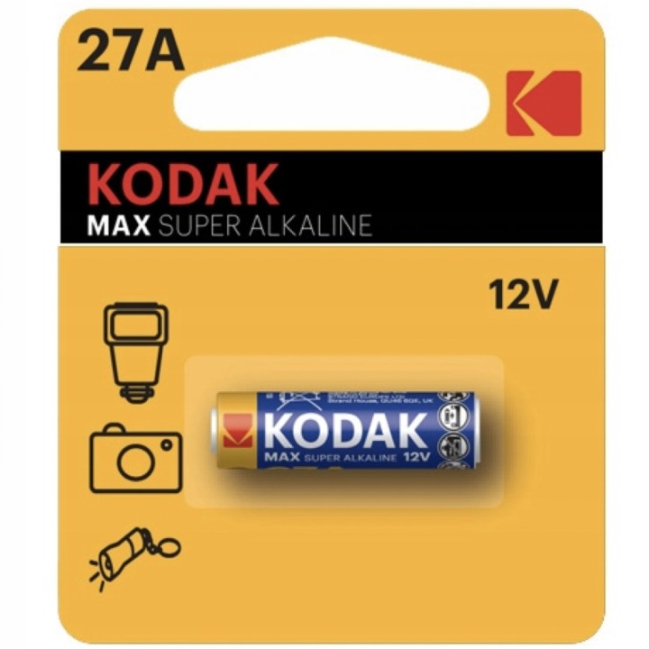 Kodak A27-MN27 Max Super Alcalina 12V 1 Und (30414372)