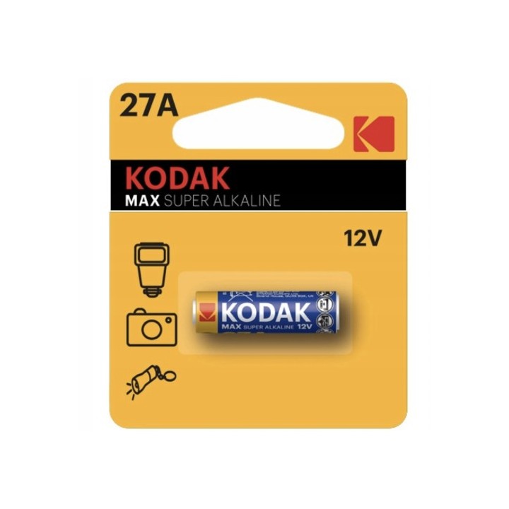 Kodak A27-MN27 Max Super Alcalina 12V 1 Und (30414372)