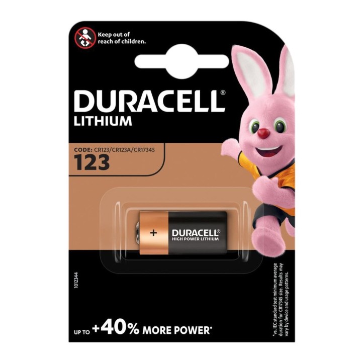 Duracell CR123/CR123A/CR17345 Pila Foto 1 PC