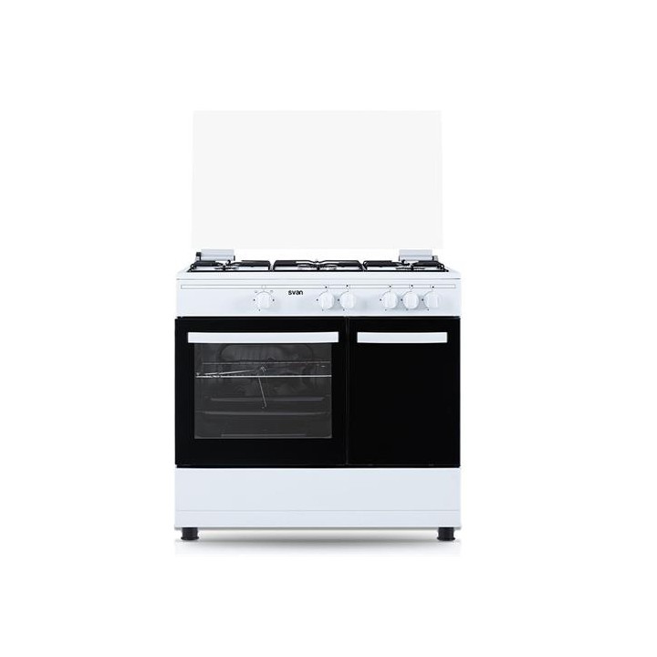 Svan SKGW5901PB Cocina Gas Butano 90cm Placa de Gas 5 Blanca