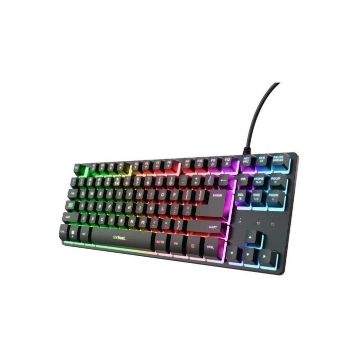 TECLADO TRUST GXT 833 THADO TKL GAMING USB RGB BLACK