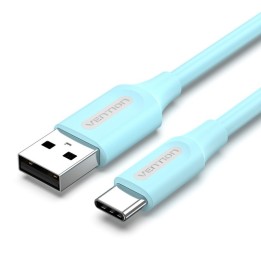 CABLE VENTION USB-A/M - USB-C/M 480MBPS 60W 2M BLUE