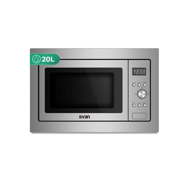 Svan SMWI2701DGX Microondas 20L C/Grill Dig Inox Integración