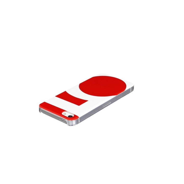 WAZZABEE WBSB-5S-RD CARCASA PARA IPHONE 5 COLECCION SUBKARMA SERIE 5 BLANCO-ROJO