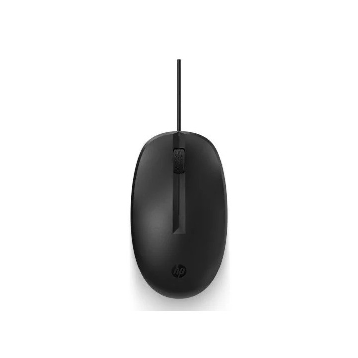 RATON HP 125 USB 1200DPI OPTICO BLACK