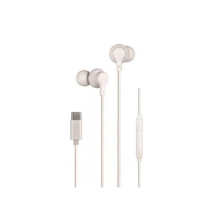 Daewoo DW2016 Auricular USB-C con Micrófono Blanco
