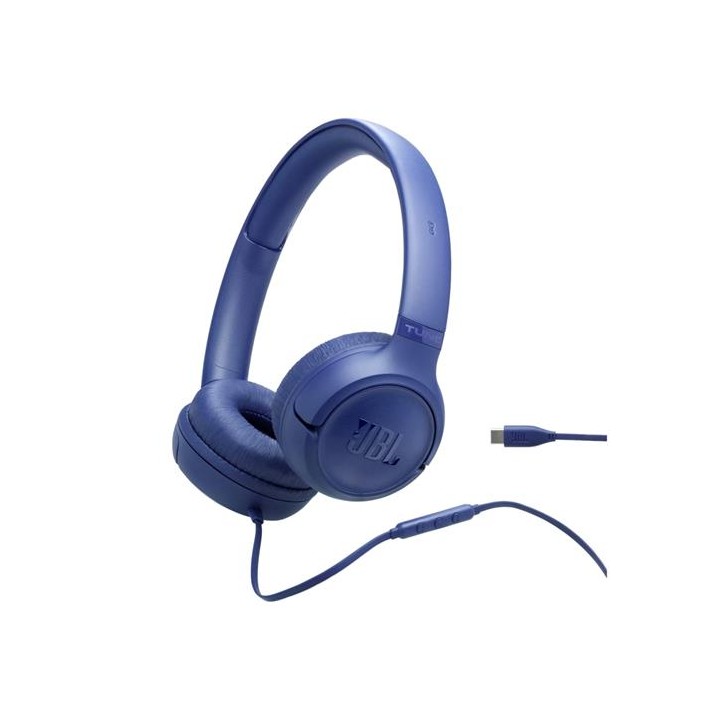 Jbl Tune 530C Auricular con Cable USB-C Blue