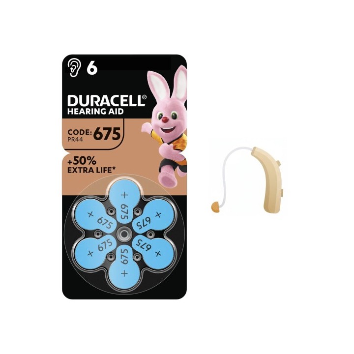 Duracell DA-675 Pila Audífono (DUR-DA675)