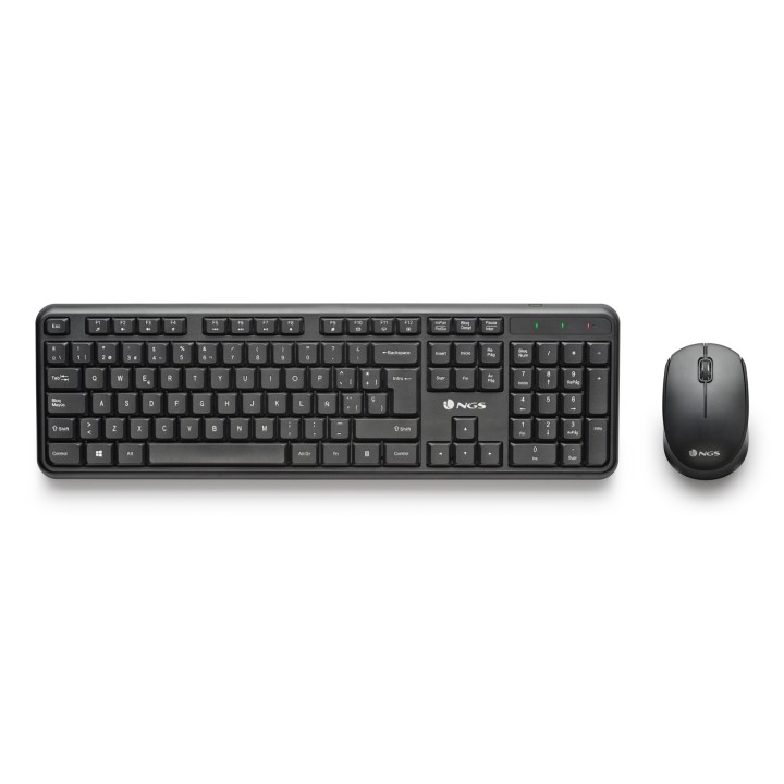 NGS HARMONY KIT (QUERTY, ES) teclado Ratón incluido Universal RF inalámbrico QWERTY Español Negro