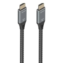 CABLE HDMI 2.1 8K AISENS HDMI/M - HDMI/M 5M TRENZADO BLACK/GREY