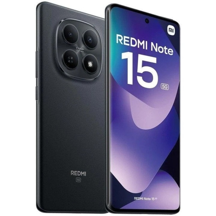 SMARTPHONE XIAOMI REDMI NOTE 15 6.77 8GB/256GB/108MP/NFC/5G BLACK