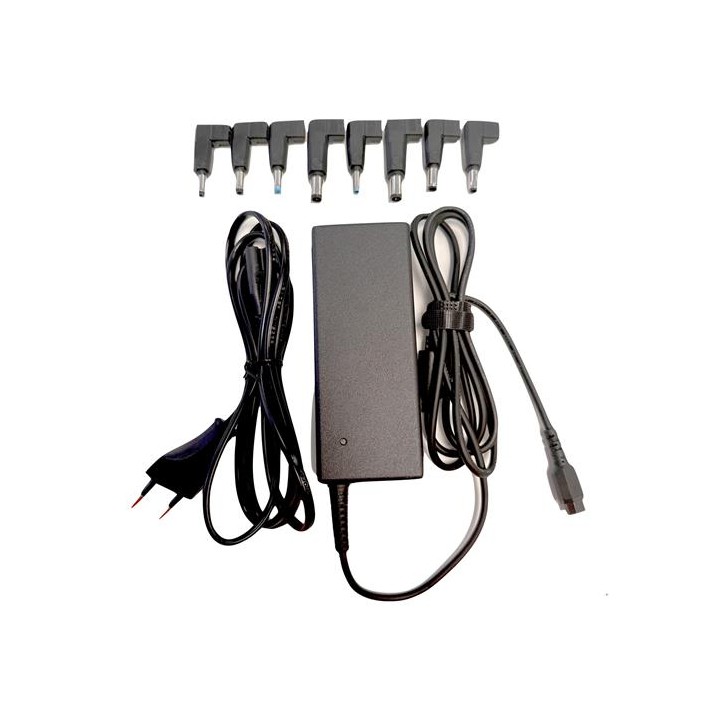 Cargador para portátil KFD 65W con 8 Clavijas compatibles