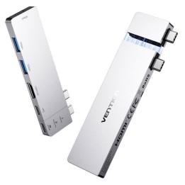 DOCKING USB-C VENTION 1X HDMI 4K/2X USB-A/2X USB-C/1X THUNDERBOLT/1X USB-C PD