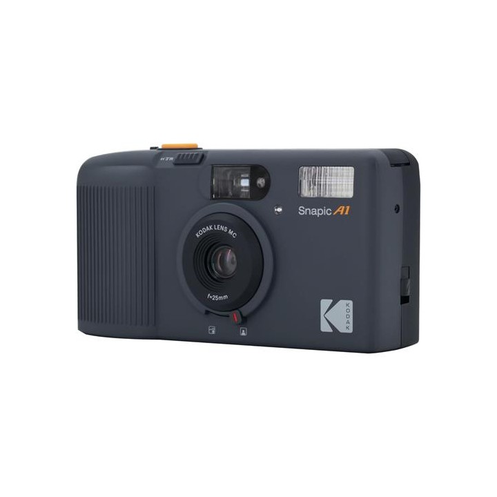 Kodak Snapic A1 Cámara Analógica de película 35mm con Flash Gris