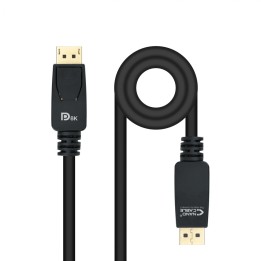 Cable nanocable displayport macho a macho 3m negro 10.15.2503