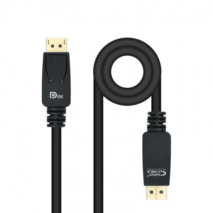 Cable nanocable displayport macho a macho 3m negro 10.15.2503