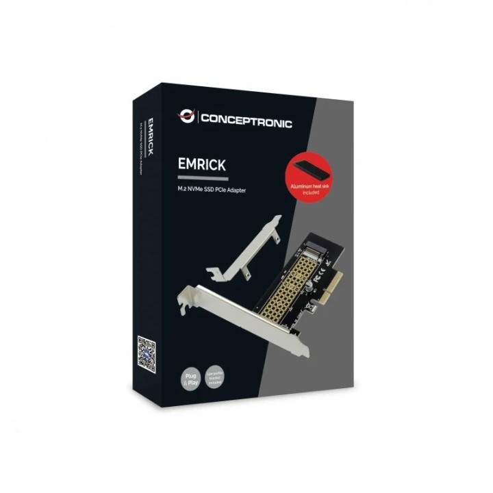 TARJETA CONCEPTRONIC PCI-EX A SSD M2 PERFIL BAJO