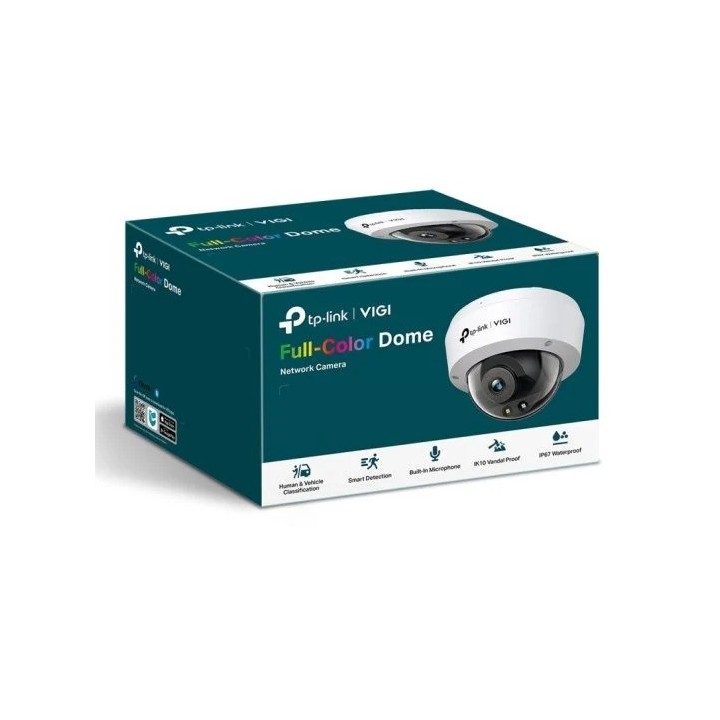 CAMARA IP TP-LINK VIGI DOME EXTERIOR/INTERIOR 3MP 4MM IR 30M IP67 POE/CC
