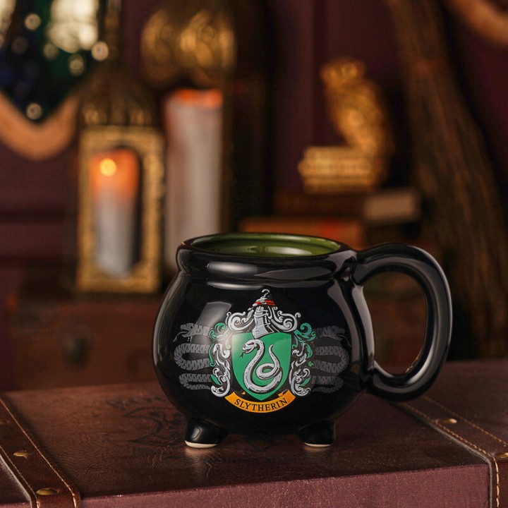 Taza Caldero Slytherin Harry Potter