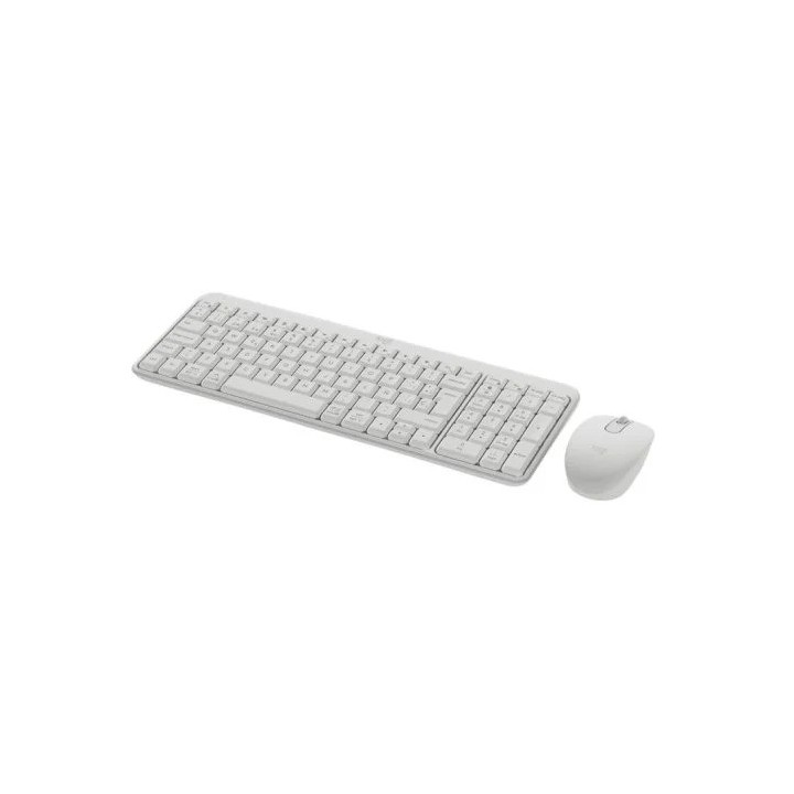 TECLADO + RATON LOGITECH MK250 WIRELESS WHITE