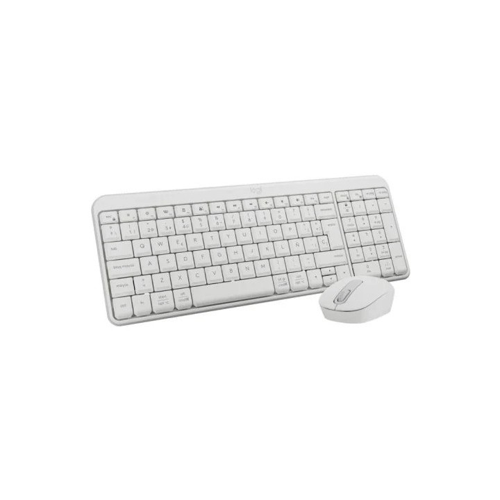 TECLADO + RATON LOGITECH MK250 WIRELESS WHITE