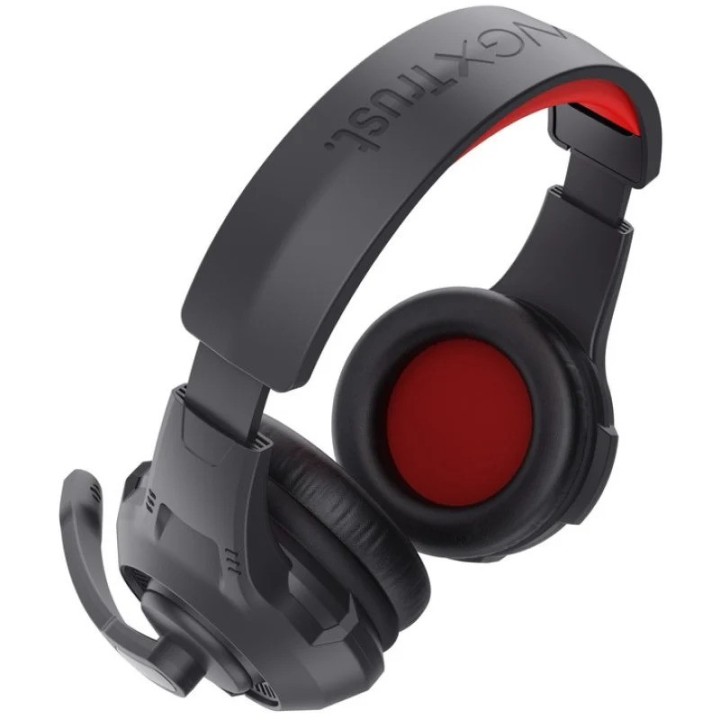 AURICULARES + MICROFONO TRUST HEADSET JACK 3,5MM BLACK/RED