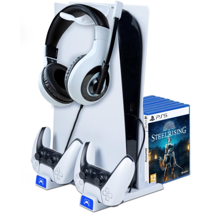 Nacon Soporte con cargador para mandos Playstation 5 (PS5SCHARGESTAND)