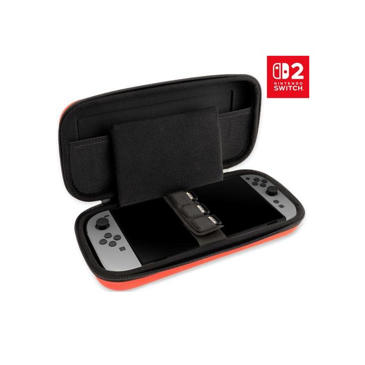 Nacon Funda Pouch Rígida para Nintendo Switch 2 Rojo (SWITCHNEWPOUCHLRED)