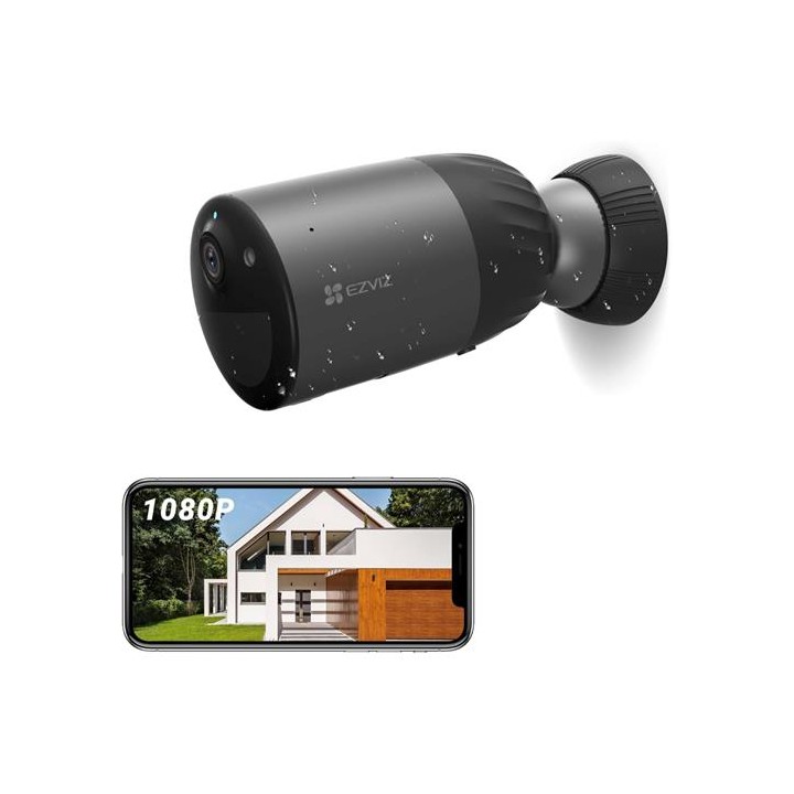 Ezviz eLife BC1C Cámara Seguridad Exterior Recargable 2K+ con Luz y Sirena
