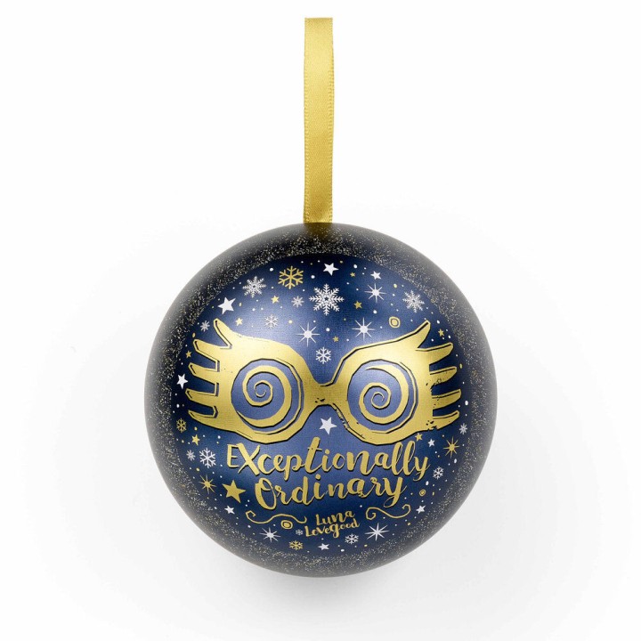 Colgante Gafas Luna Lovegood + Bola de Navidad Harry Potter