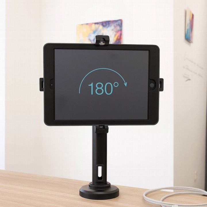 SOPORTE SOBREMESA TOOQ ANTIRROBO AJUSTABLE PARA TABLET 7.9-10.5 BLACK
