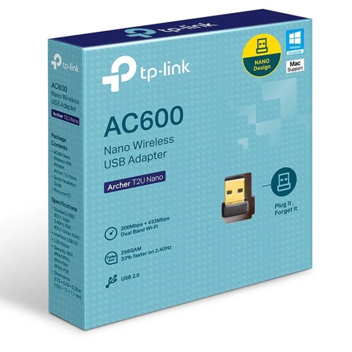 WIRELESS ADAPTADOR TP-LINK ARCHER TX1800U NANO WIFI 6 1201MBPS USB 3.0
