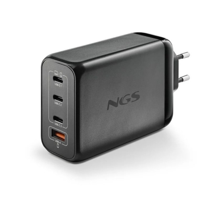 CARGADOR DE PORTATIL NGS BUD GAN 3XUSB-C/USB-A 240W BLACK
