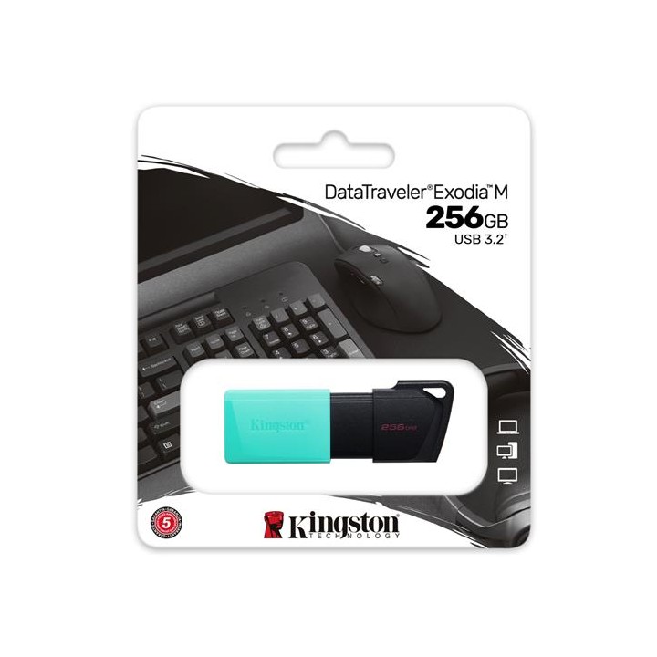 Memoria USB 256GB 3.2 Kingston Datatraveler Exodia M