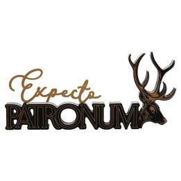 Letrero madera Patronum Harry Potter