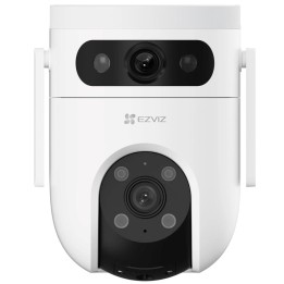 Ezviz H9C Cámara Seguridad Exterior Wifi con Doble Objetivo 2K, Sirena y Luz