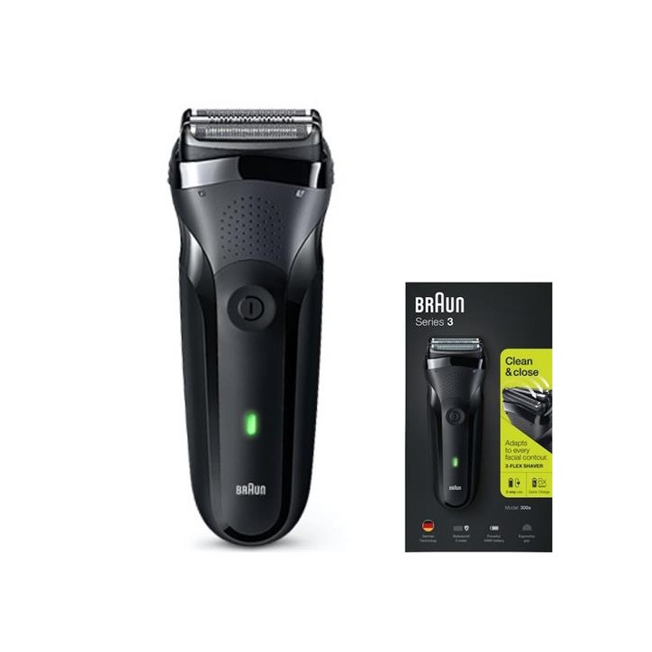 BRAUN Afeitadora 300S Series 3 Wet & Dry Recargable