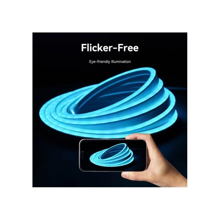 TIRA LED VENTION SILICONA NEON RGB CONTROL REMOTO 5V 2M
