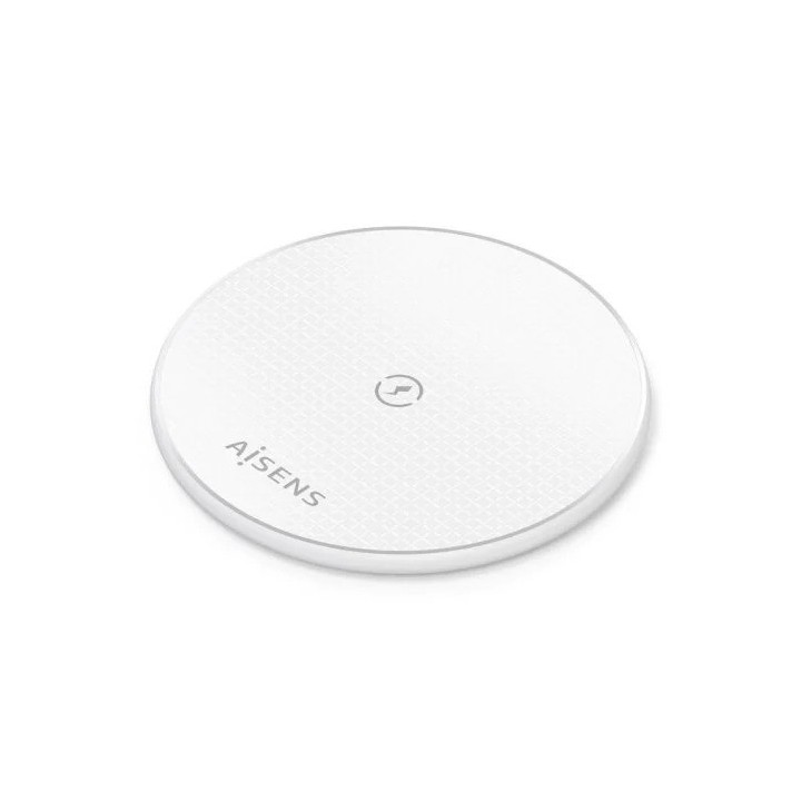 BASE DE CARGA AISENS WIRELESS SMARTPHONE 15W WHITE