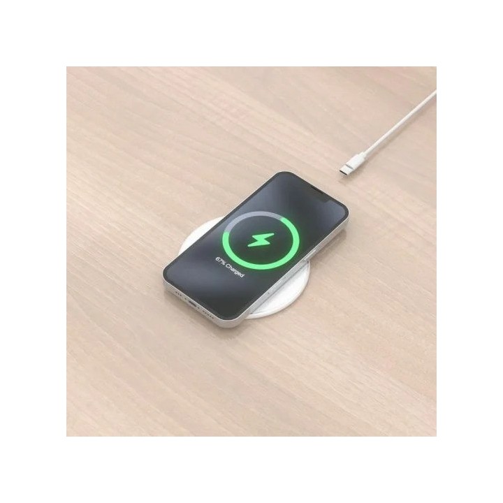 BASE DE CARGA AISENS WIRELESS SMARTPHONE 15W WHITE