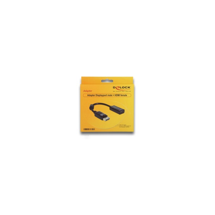 ADAPTADOR DISPLAYPORT M A HDMI H DELOCK 61849
