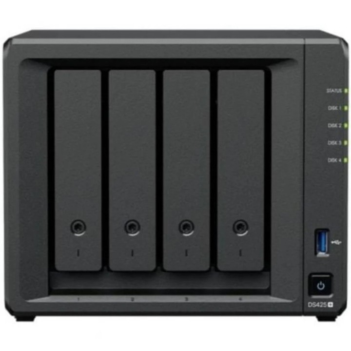 UNIDAD NAS SYNOLOGY DS425+ 4 HDD/SSD DISKSTATION CPU 2.7GHZ 2GB BLACK