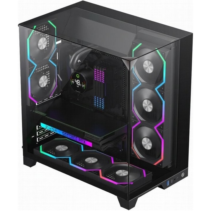 CAJA ORDENADOR GAMING INFINITY M-ATX BLACK