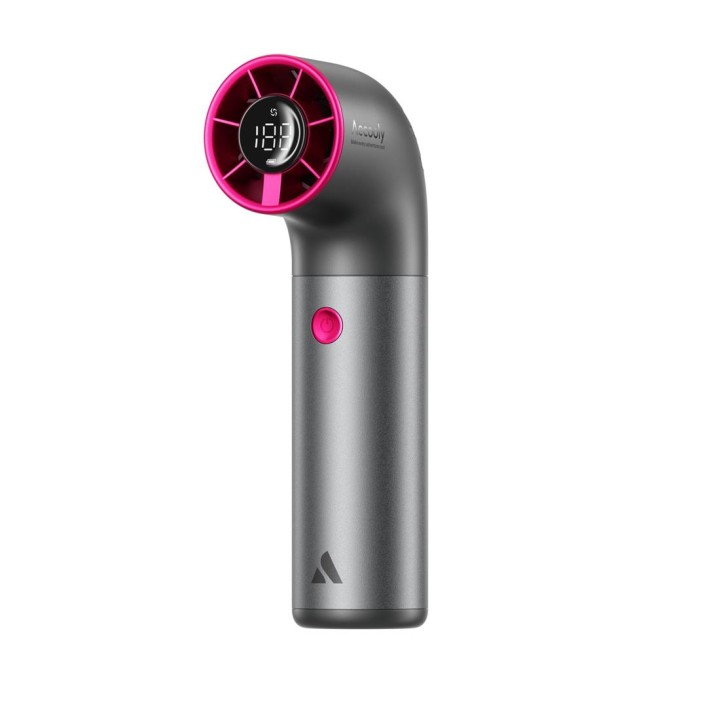 Aecooly PH03 Ventilador de Mano Alta Velocidad 11m/s Gris y Púrpura