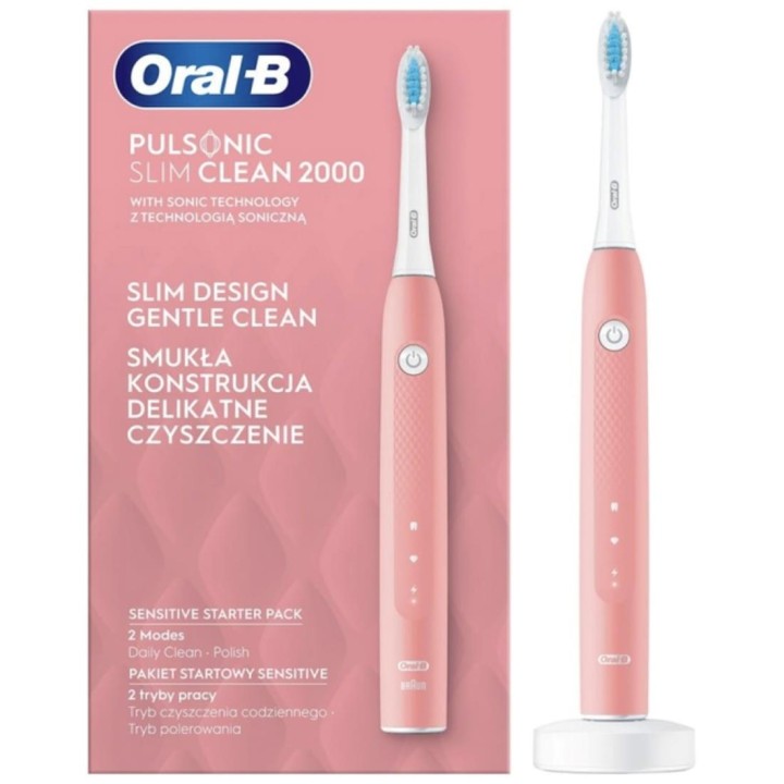 Braun Oral-B Pulsonic Slim Clean 2000 Rosa (S111.513.2)